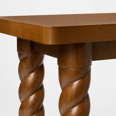  60'' Braided Console Table Walnut - Threshold™ Designed With Studio McGee