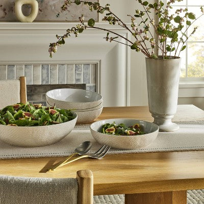  Two-Tone Kitchen Serve Set Gold - Threshold™ Designed With Studio McGee: Stainless Steel Flatware, Gold Silverware, 2-Piece