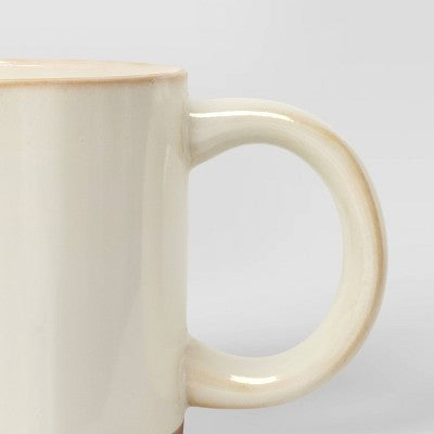  15oz Eugene Ceramic Mug Cream - Threshold™