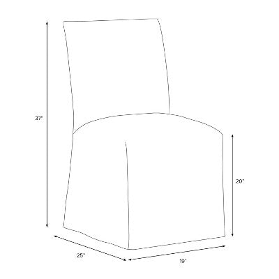  Kay Slipcovered Dining Chair - Threshold™