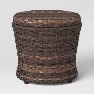  Halsted 5pc Wicker Small Space Patio Furniture Set - Threshold
