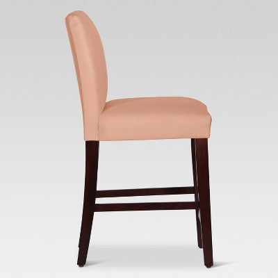  25" Velvet Parsons Counter Height Barstool Wood - Threshold™
