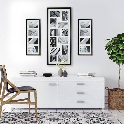  33"x14" Thin Collage Holds 12 Photo Frame - Threshold™