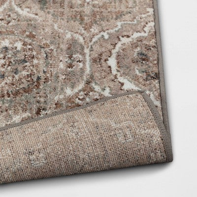  Bailey Companion Tile Print Accent Rug Tan - Threshold™