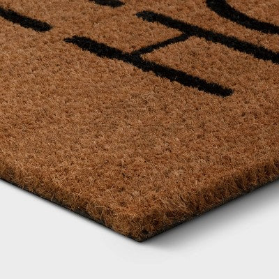  1'6"x2'6" Printed Rug Black - Threshold™
