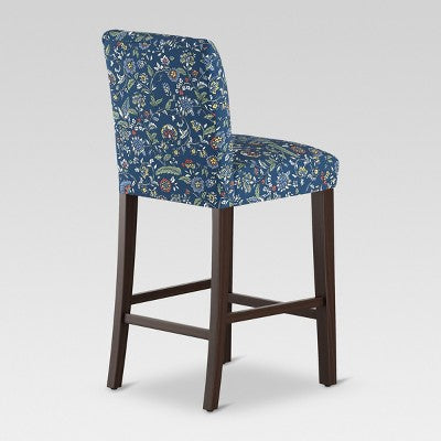  30" Parsons Barstool Bandana Blue Floral - Threshold™