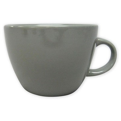  16oz Stoneware Coupe Coffee Mug Gray - Threshold™: Modern Microwave & Dishwasher-Safe Drinkware, Cadmium-Free
