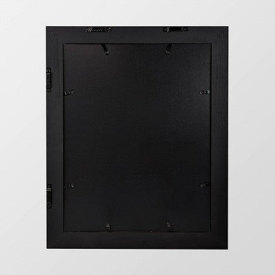  Wood Antique Wall Frame Brass - Threshold™