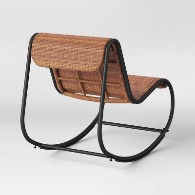 Wexler Wicker Rocking Chair - Black - Threshold™
