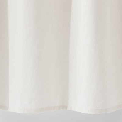  Crochet Trim Shower Curtain Cream - Threshold™