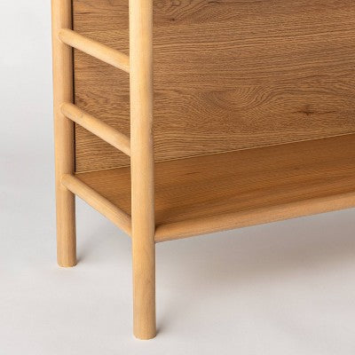  72" Holladay Curved Wooden Bookcase - Threshold™ Designed With Studio McGee