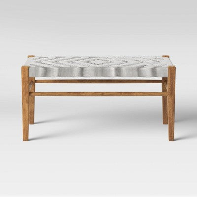  Lumarco Woven Bench Natural - Threshold™