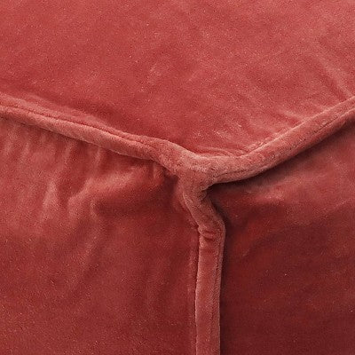  Costa Velvet Pouf Blush - Threshold™