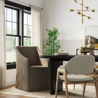  Replacement Slipcover Only For Sloped Arm Dining Chair - Threshold™