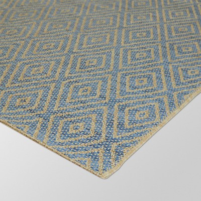  Prisma Diamond Outdoor Rug Gray - Threshold™