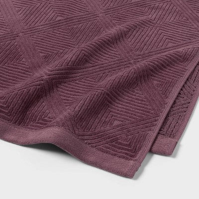  Luxe Lattice Towel Mauve - Threshold™