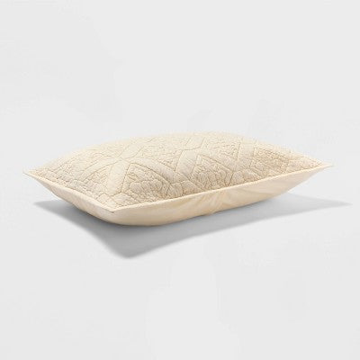  Embroidered Cotton Quilt Sham - Threshold™