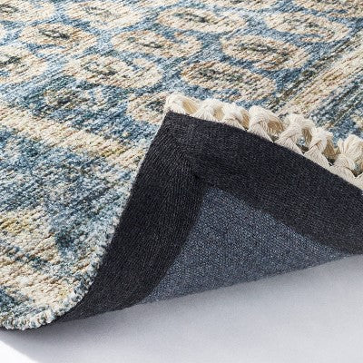  Lost Creek Printed Paisley Rug Blue - Threshold™ Designed With Studio McGee