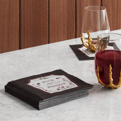  20pk Pick Your Poison Beverage Napkins - Threshold™