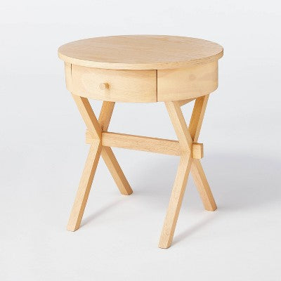  Wasatch Side Table With Drawer Light Natural - Threshold™ Designed With Studio McGee