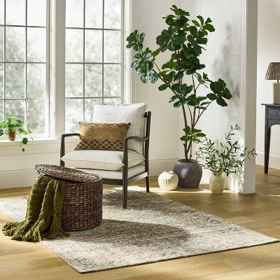  Woven Storage Ottoman Espresso - Threshold™ Designed With McGee