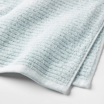  Quick Dry Ribbed Bath Towel Set - Threshold™