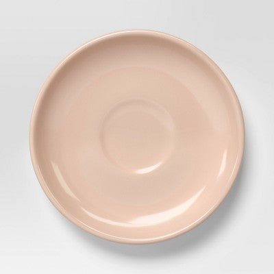  2pc 4.3 Fl Oz New Modern Coupe Espresso Mug With Saucer Pink - Threshold™