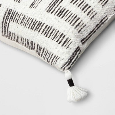  Oversized Modern Geometric Patterned Lumbar Throw Pillow - Threshold™