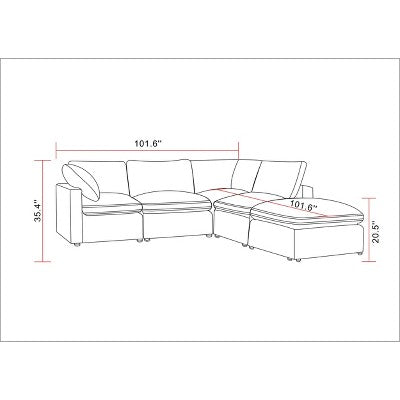  5pc Allandale Modular Sectional Sofa Set - Project 62™