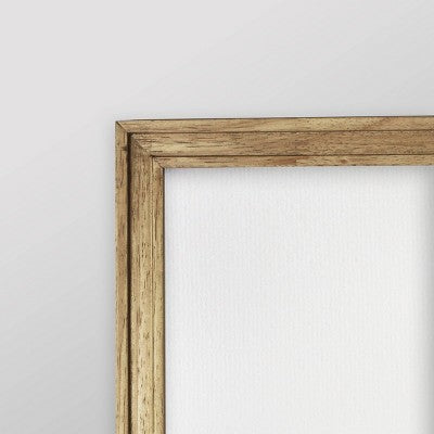  21.24" X 27.24" Matted To 11" X 14" Gallery Frame Natural Wood - Threshold™ Designed With Studio McGee