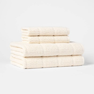  4pc Value Bathroom Towel Bundle Set (2 Bath + 2 Hand) - Threshold™