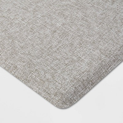  30" X 18" Basketweave Comfort Mat Gray - Threshold™
