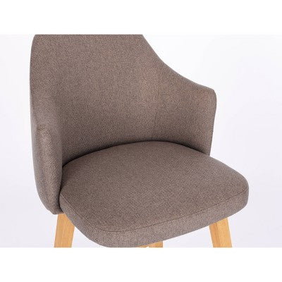  Kinston Swivel Curved Back Upholstered Counter Height Barstool - Threshold™
