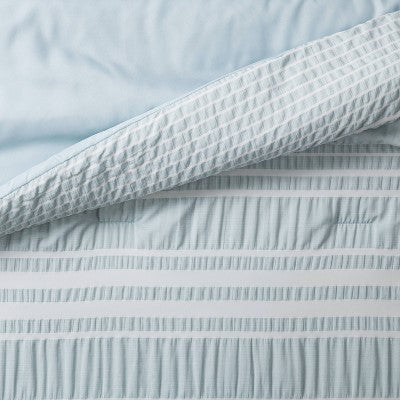  5pc Seersucker Stripe Comforter Set - Threshold™