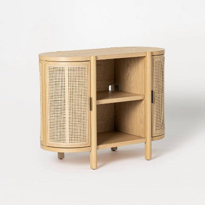  Portola Hills Caned Door Console With Shelves - Threshold™ Designed With Studio McGee