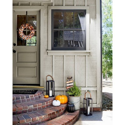  1'6"x2'6"/18"x30" Welcome To Our Home Doormat Black - Threshold™