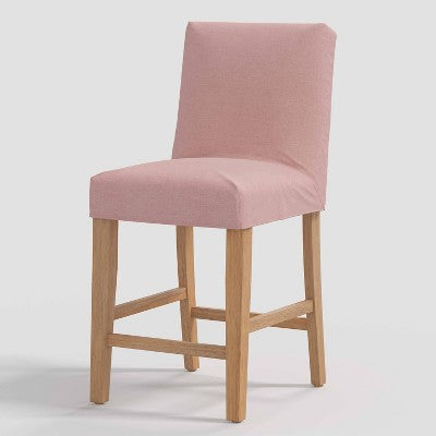  Nazanin Slipcover Counter Height Barstool In Linen - Threshold™