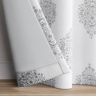  1pc Blackout Medallion Window Curtain Panel - Threshold™