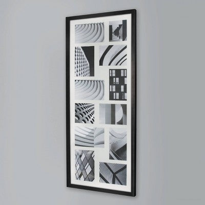  33"x14" Thin Collage Holds 12 Photo Frame - Threshold™