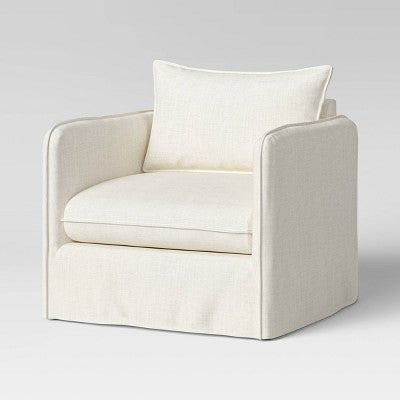  Berea Slouchy Lounge Chair With French Seams - Threshold™