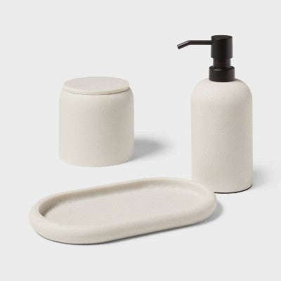  Concrete Resin Collection Bath Tray - Threshold™