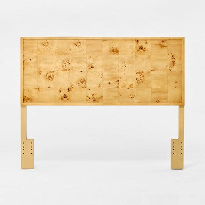  Queen Ogden Headboard Brown - Threshold™ Designed With Studio McGee: Wood Frame, Veneer Surface, 32"H