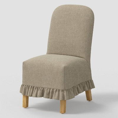  Replacement Ruffled Slipcover Only For Rounded Back Dining Chair - Threshold™