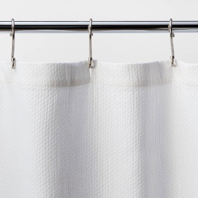  Diamond Matelesse Shower Curtain White - Threshold™