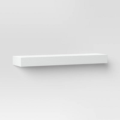  24" Floating Wood Shelf - Threshold™