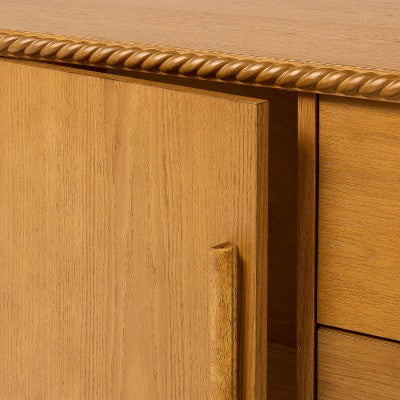  Azorella Media Stand Oak Brown - Threshold™ Designed With Studio McGee