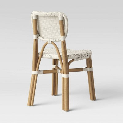  Canton Rattan And Woven Dining Chair White - Threshold™