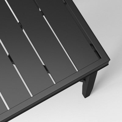  Searsburg Aluminum Slat Top Coffee Table - Black - Threshold™