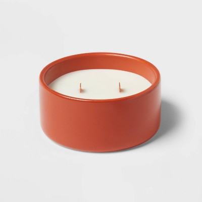  8oz 2-Wick Island Starfruit And Nectarine Candle Orange - Threshold™