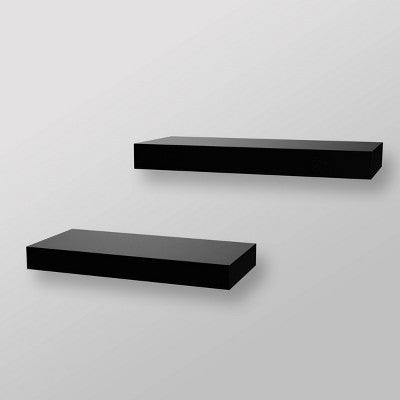  Set Of 2 16" Wood Ledge Wall Shelf - Threshold™